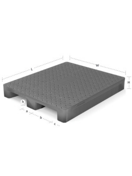 Estiba 2 Entradas para Almacenamiento en Estantería