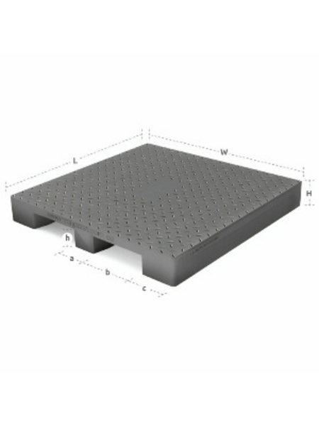 Estiba 2 Entradas para Almacenamiento en Estantería