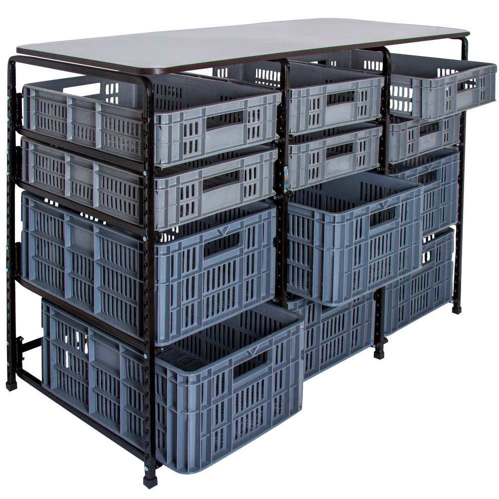 Mesa de Trabajo Canastilla Perforada