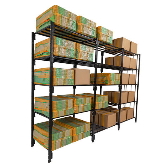 Estantería Carga Metálica con Objetos