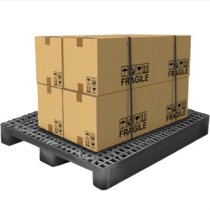 Cajas de Cartón Sobre Estibas