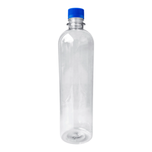 Botella PET 600 ml Natural PCO 28-1816 Cilindrica