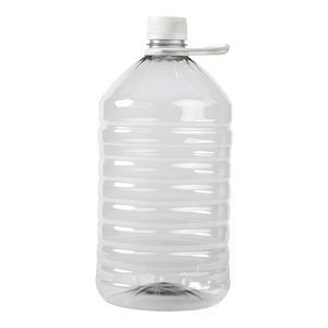 Garraffa PET 3000 ml Natural PC 38 mm Asa Y Tapa Blanca