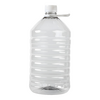 Garraffa PET 3000 ml Natural PC 38 mm Asa Y Tapa Blanca