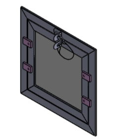 Tapa Registro Invisible Abierta