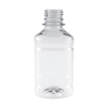 Botella Pet 250 ml Natural PCO 28-1881 Cuadrada