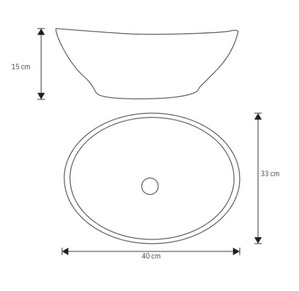 Lavamanos Canoa Ovalado